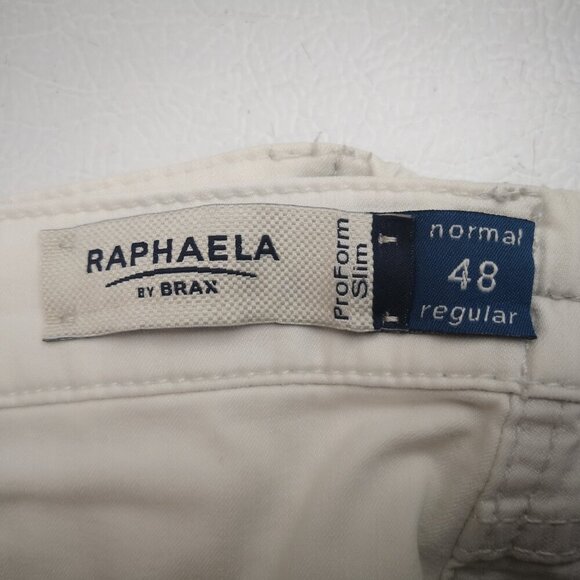 Raphaela by Brax Proform Slim Ladies Size 18R Rosanna Rocket Off White Pants - Picture 4 of 14
